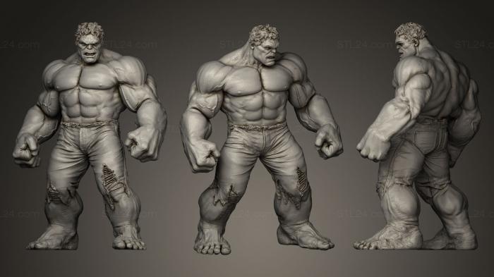 Figurines heroes, monsters and demons (M3 Hulk, STKM_0267) 3D models for cnc